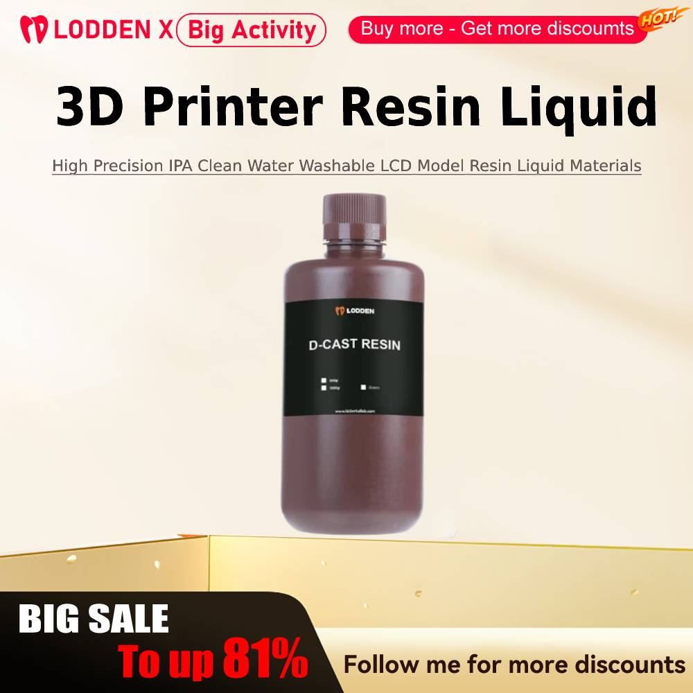 3D Printing Liquid - Lodden طابعة ثلاثية الأبعاد الراتنج السائل