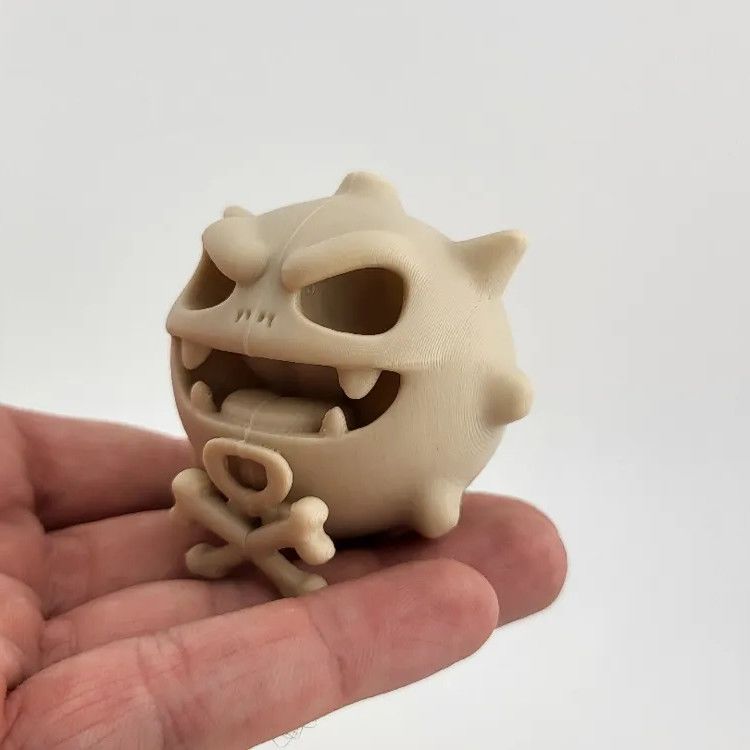 3D Printing Figure - نموذج مجسم لعظام بوكيمون مطبوع ثلاثي