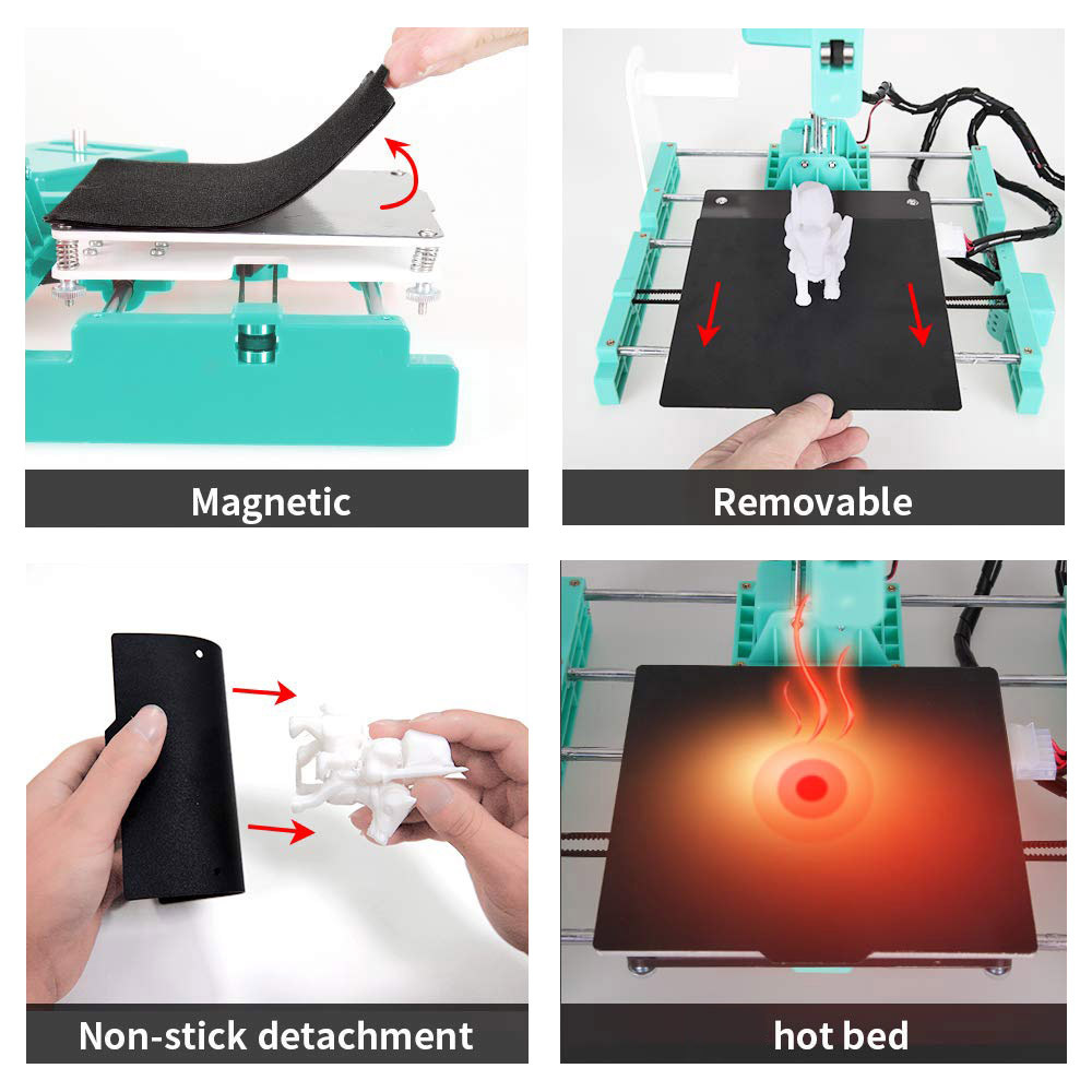 طابعة ثلاثية الأبعاد صغيرة Eas - مراجعة Lcd Screen Fdm Printer وسعره