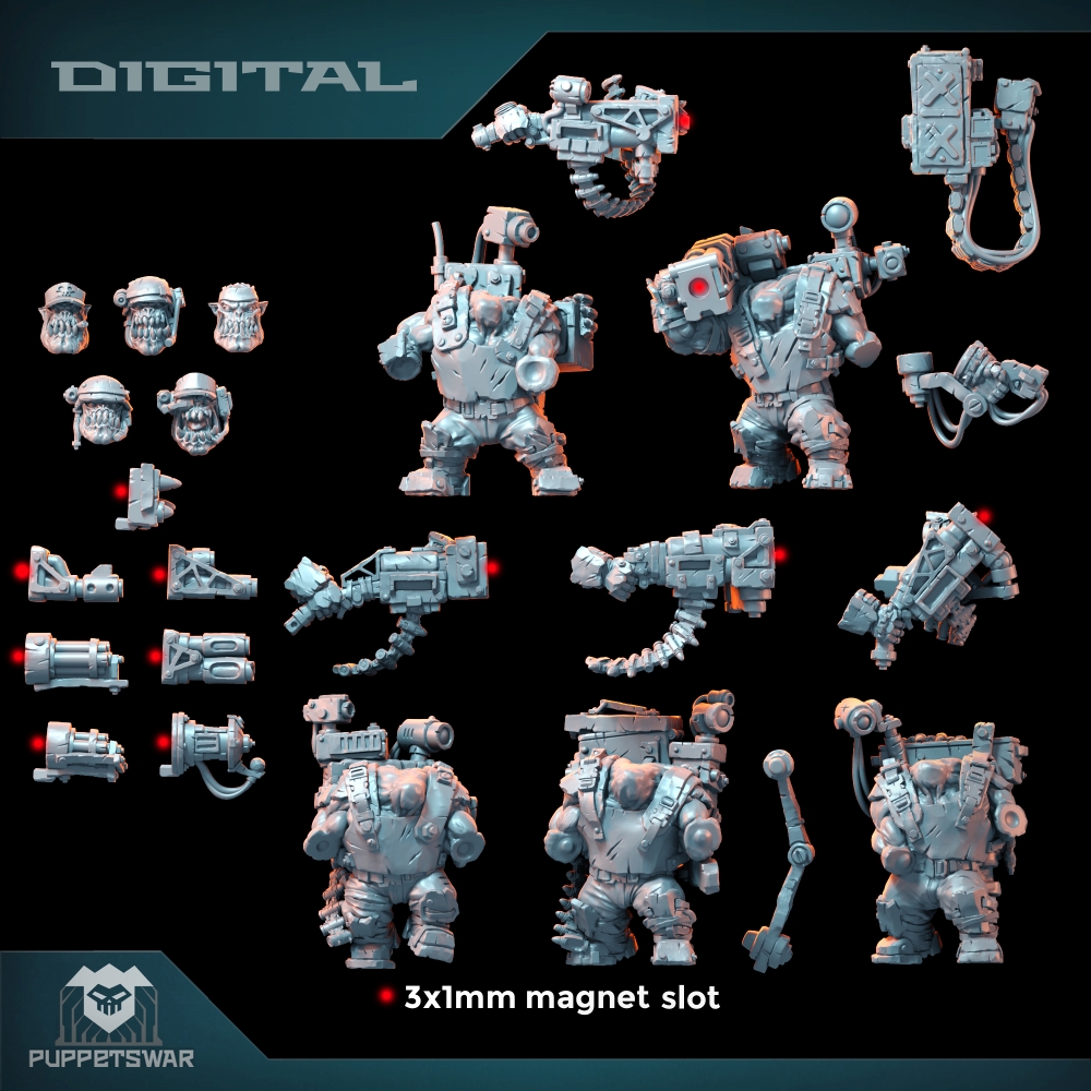 Orc Ultimate Badasses Squad، ش - مراجعة 3D Printing Figure وسعره