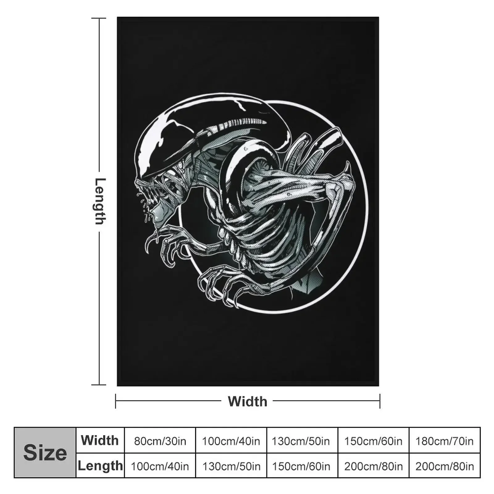 بطانية أليانز زينومورف الناعمة - مراجعة 3D Printing Xenomorph وسعره
