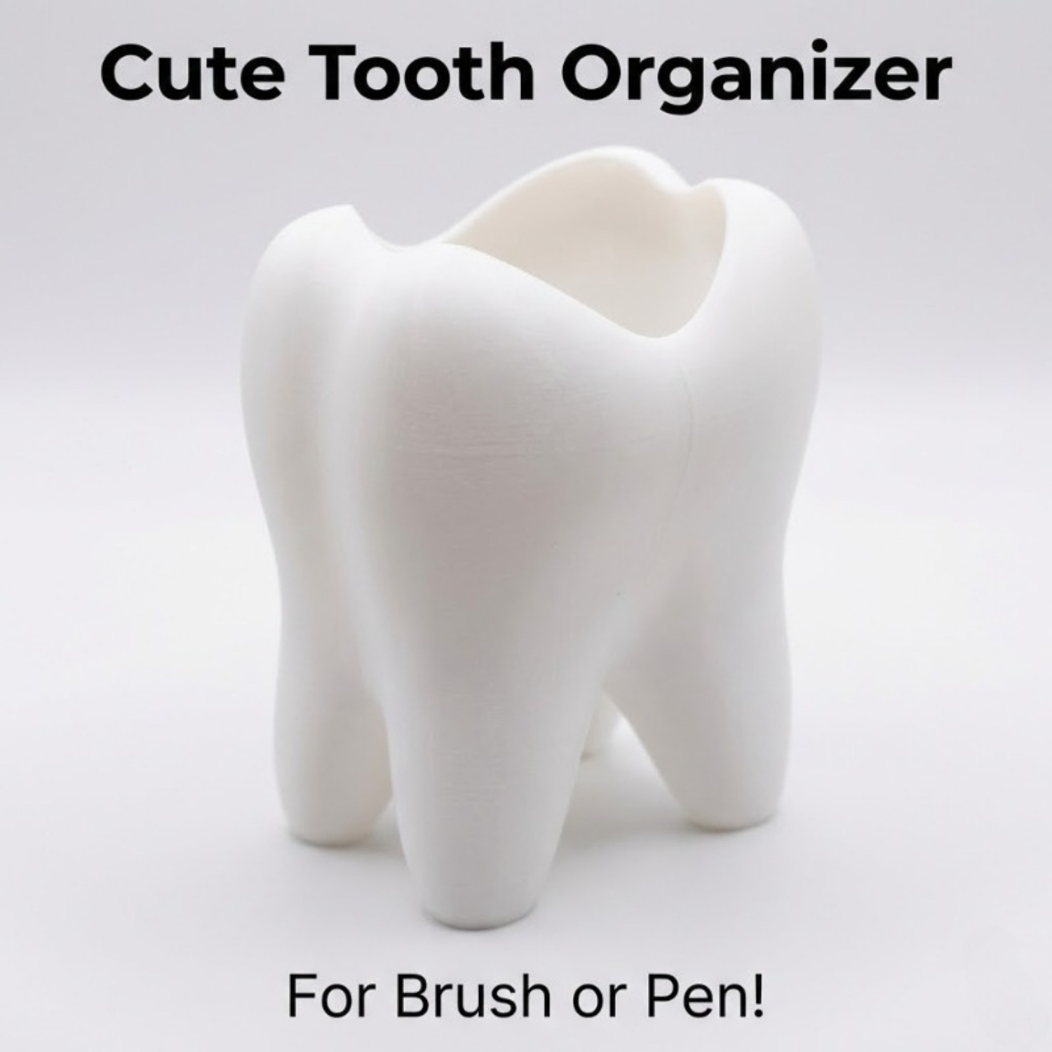 طقم من قطعتين، حامل أقلام على  - مراجعة 3D Printing Tooth وسعره