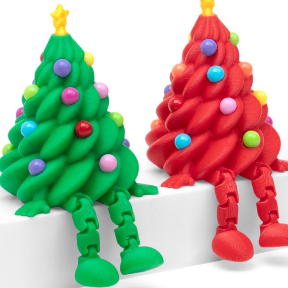 تماثيل شجرة عيد الميلاد ثلاثية - مراجعة 3D Printing Xmas وسعره