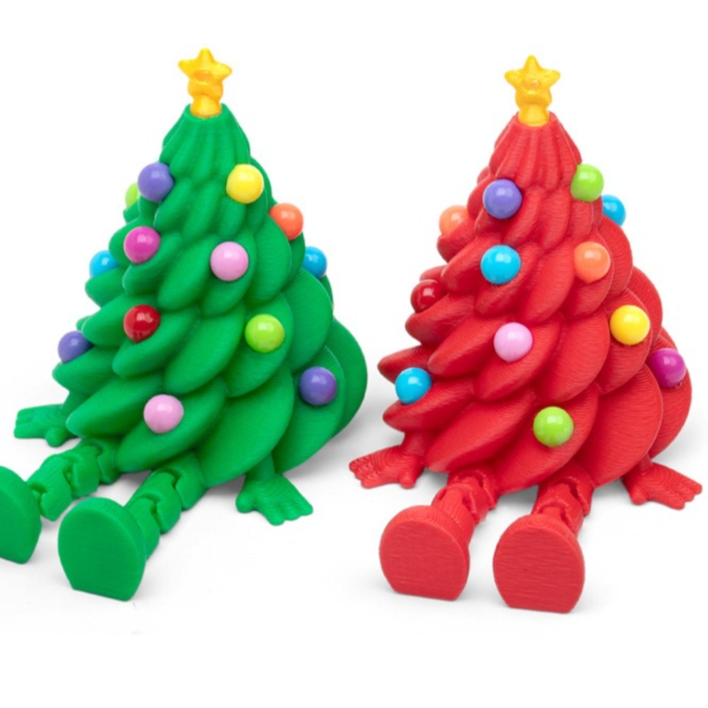 تماثيل شجرة عيد الميلاد ثلاثية - مراجعة 3D Printing Xmas وسعره