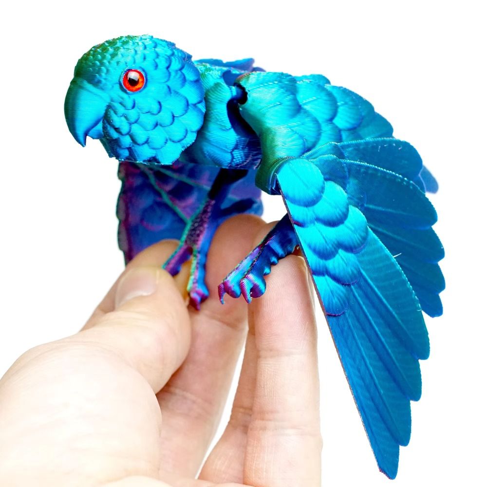محاكاة العين 3D المطبوعة الببغ - مراجعة 3D Printing Figure وسعره