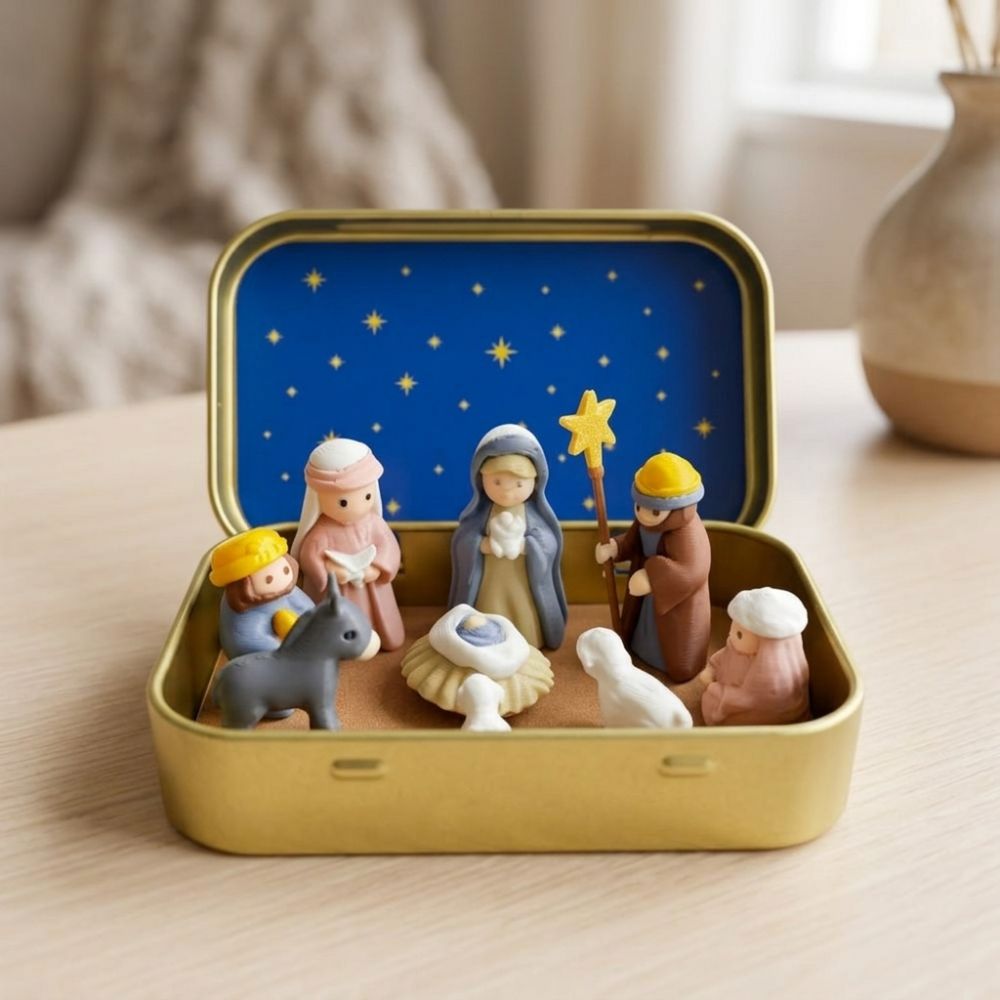 صندوق معدني صغير لعيد الميلاد، - مراجعة 3D Printing Xmas وسعره