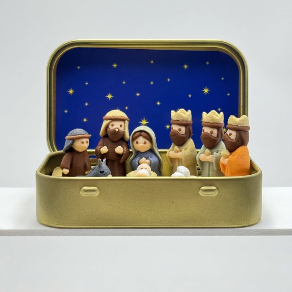صندوق معدني صغير لعيد الميلاد، - مراجعة 3D Printing Xmas وسعره