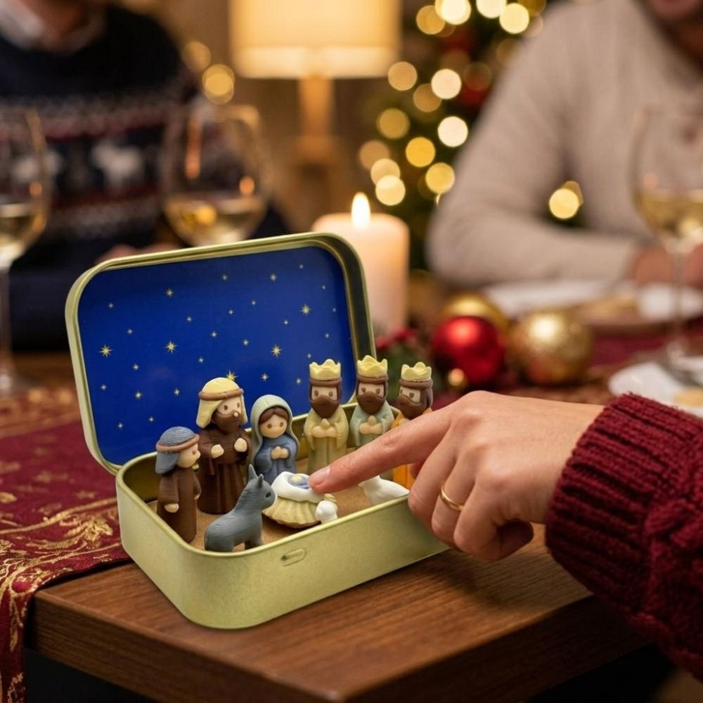 صندوق معدني صغير لعيد الميلاد، - مراجعة 3D Printing Xmas وسعره